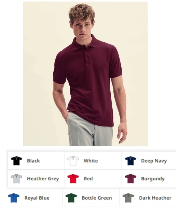 Fruit of the Loom SS146 Tailored Poly/cotton Pique Polo Shirt